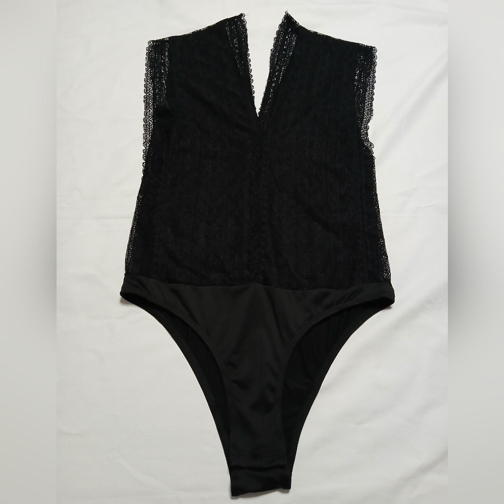 Golden Days Paris Women Black Lace‎ Bodysuit